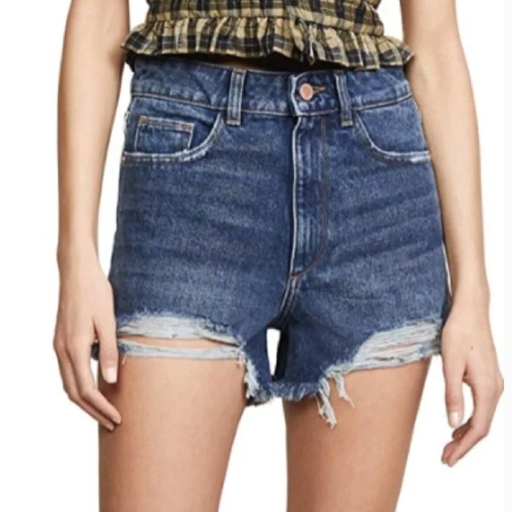 DL1961 Cleo High rise jean shorts